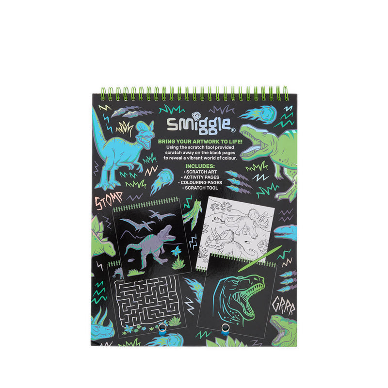 Smiggle Super Charge Scratch Book - IGL401415GRY