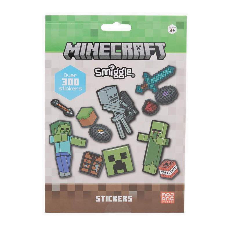 Smiggle Minecraft Sticker Studio Book - IGL401455GRN