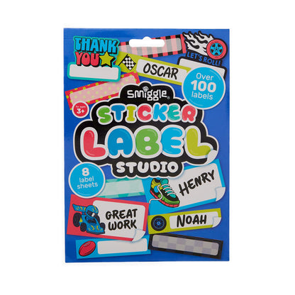 Smiggle Book Sticker Label Pad Vol 1 Blue - IGL401647BLU