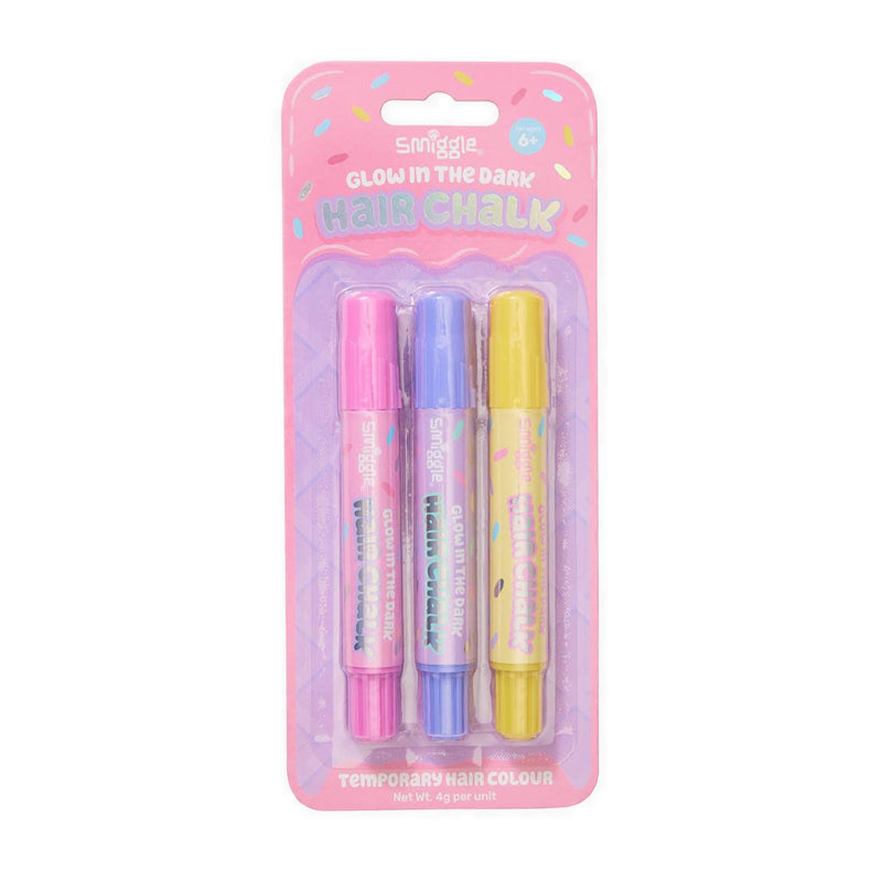 Smiggle Glow In The Dark Hair Chalk - IGL411772MIX