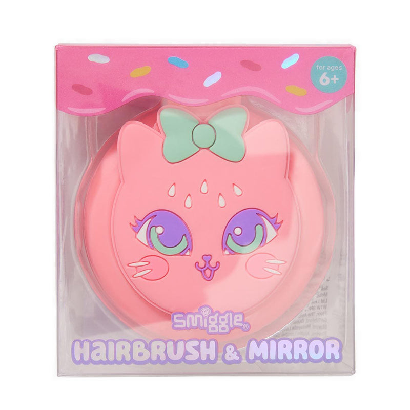 Smiggle Smile & Shine Hairbrush & Mirror - IGL411835MIX
