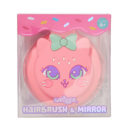 Smiggle Smile & Shine Hairbrush & Mirror - IGL411835MIX