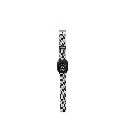 Smiggle Check Light Up Digital Watch - IGL412753BLK