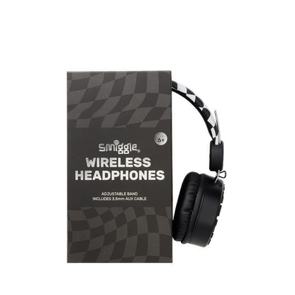 Smiggle Check Wireless Headphones - IGL412755BLK