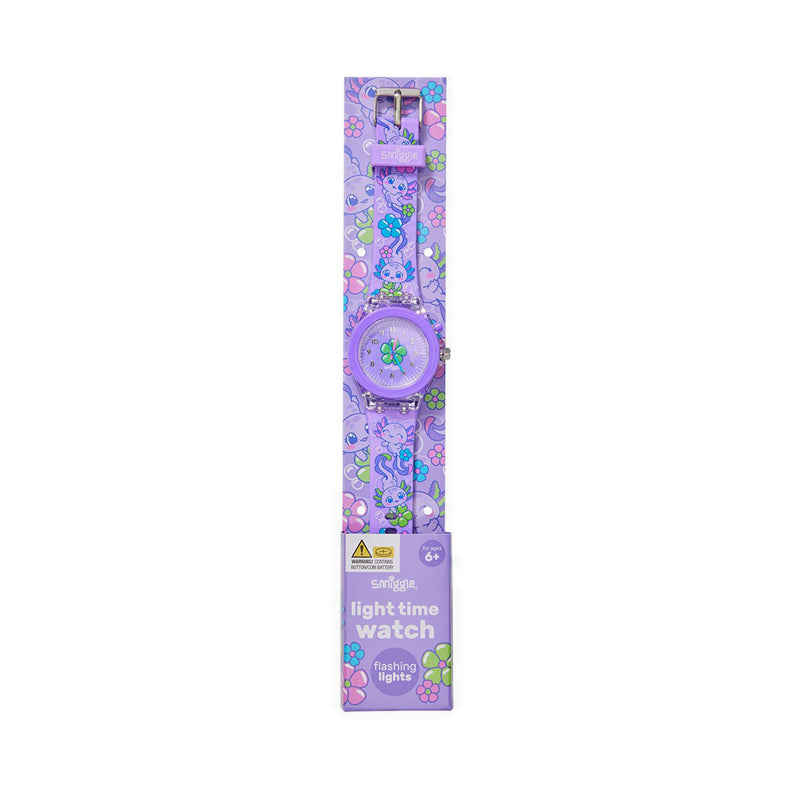 Smiggle  Watch Light Time Realm Li Lilac - IGL413307LIL