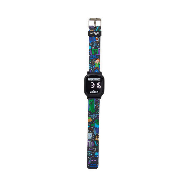 Smiggle Minecraft Light Up Watch - IGL413578BLK