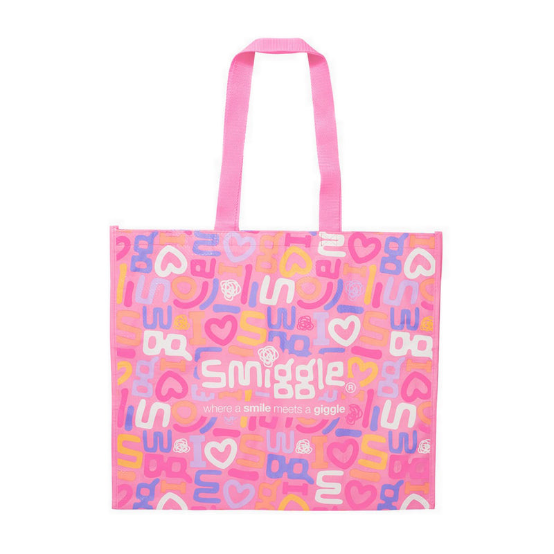 Smiggle Smiggler Large Reuse Me Bag - IGL444580PNK