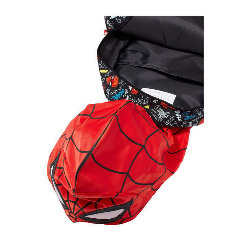 Smiggle Spider-Man Junior Character Hoodie Backpack  - IGL445071BLK