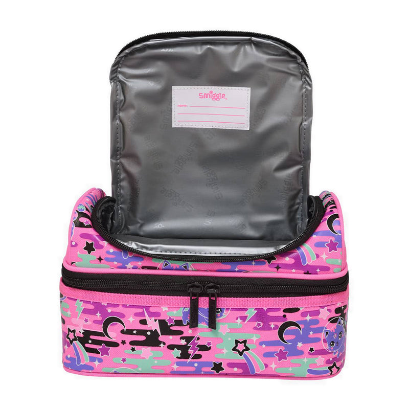 Smiggle Away Double Decker Lunchbox Pink - IGL446723PNK