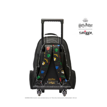 Smiggle Harry Potter Trolley Backpack With Light Up Wheels - IGL449833BLK