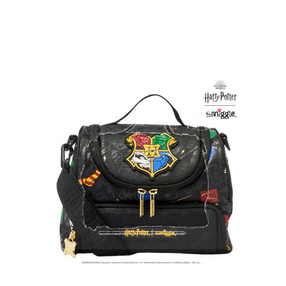 Smiggle Harry Potter Double Decker Lunchbox With Strap - IGL449840BLK