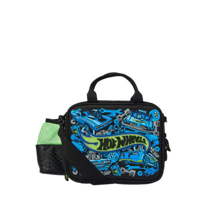 Smiggle Hot Wheels Square Level Hardtop Lunchbox - IGL450068BLK