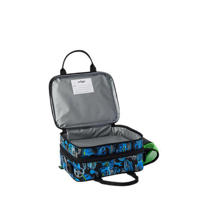 Smiggle Hot Wheels Square Level Hardtop Lunchbox - IGL450068BLK