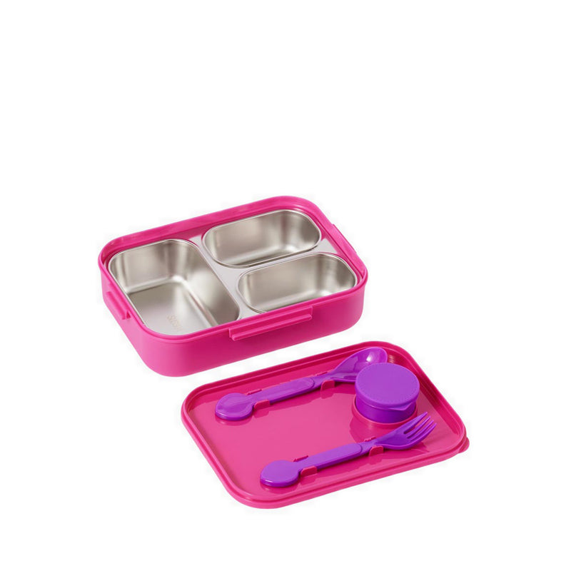Smiggle Active Stainless Steel Trio Bento Box - IGL450344BLM