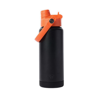 Smiggle Active Squiggle Insulated Stainless Steel Dual Spout Bottle 720Ml - IGL450358BLK