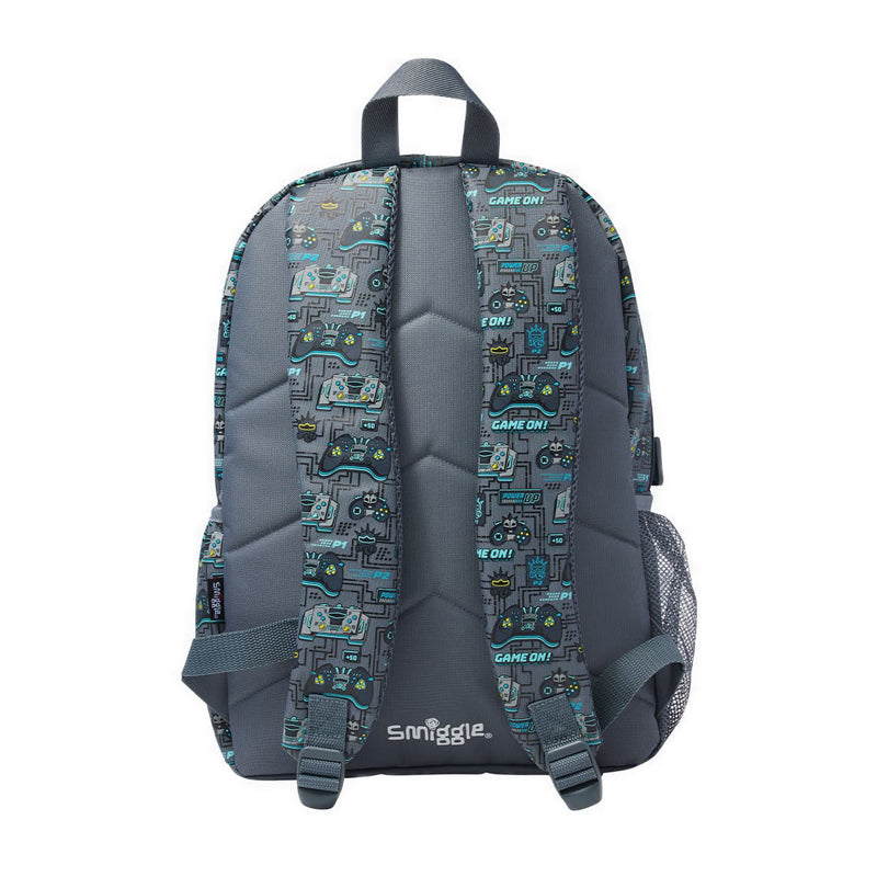 Smiggle Epic Adventures Classic Attach Backpack - IGL452599GRY