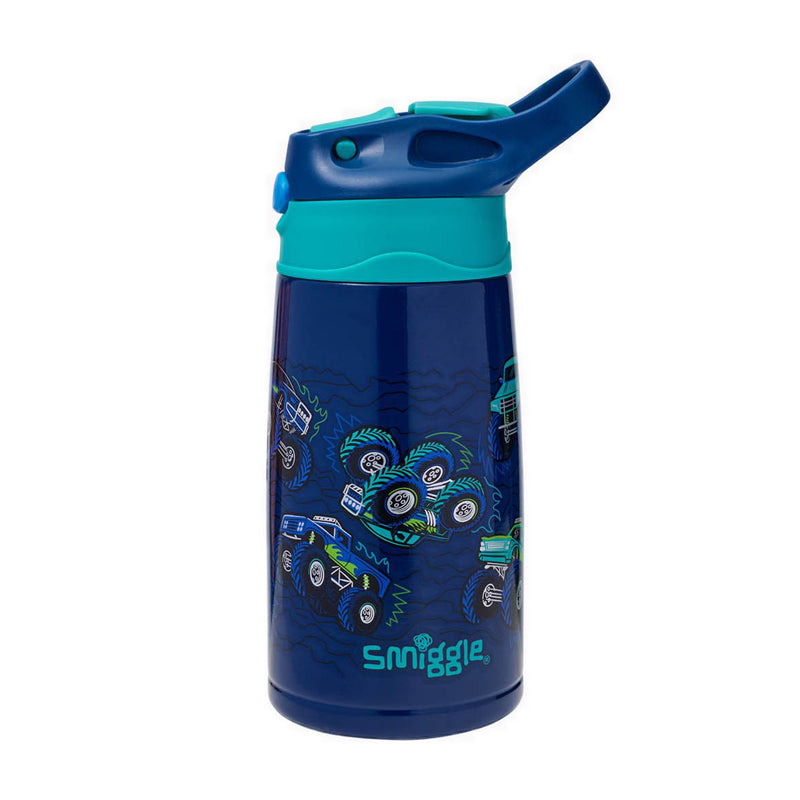 Smiggle Blast Off Stainless Steel Flip Bottle 400Ml - IGL454217NAV