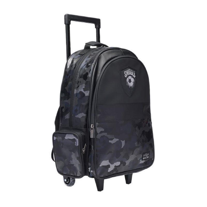 Smiggle Assist Trolley Backpack With Light Up Wheels  - IGL454999BLK