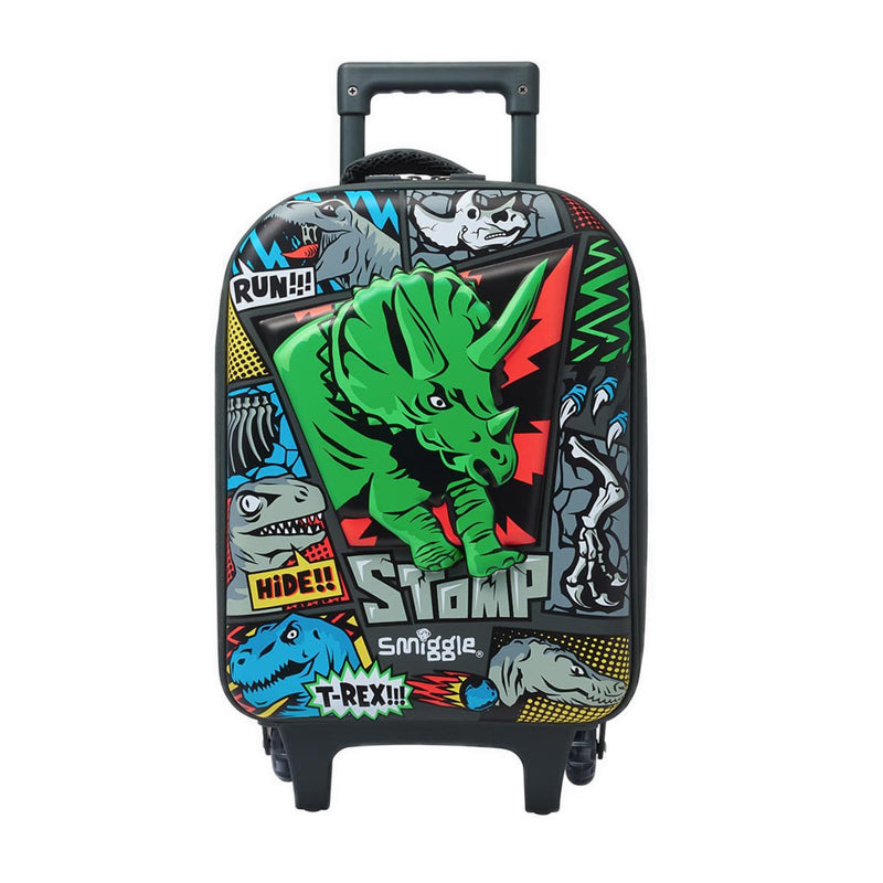 Smiggle Happy Tales Junior Hardtop Trolley Bag - IGL455129GRY