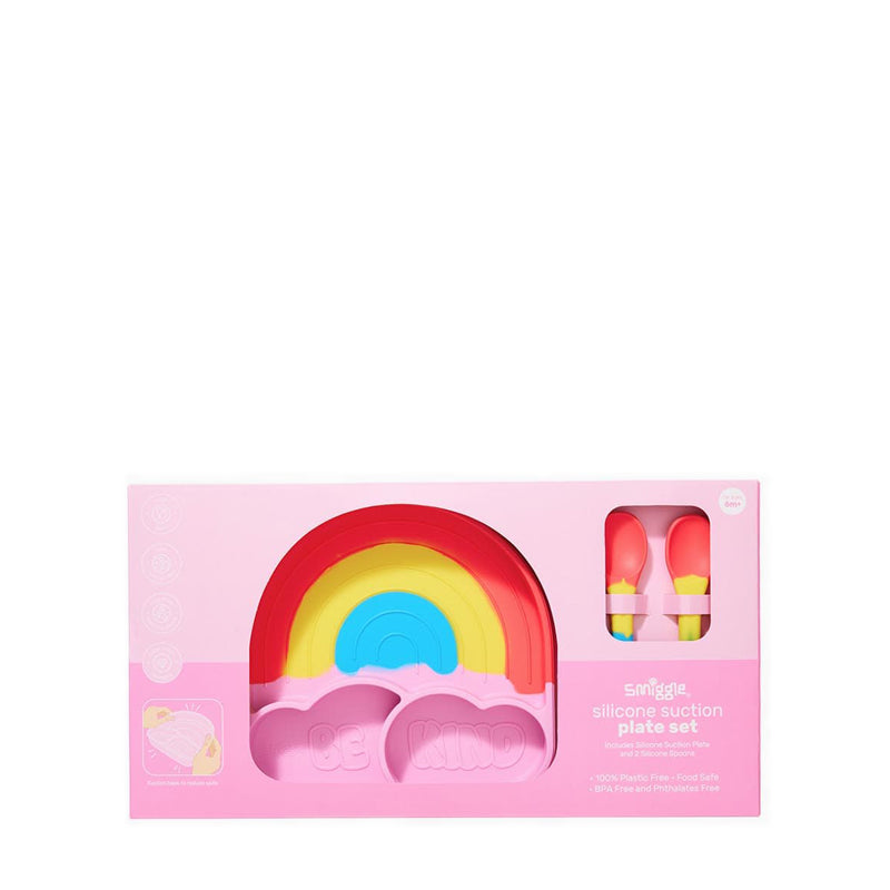 Smiggle Big Dreams Silicone Food Plate Set - IGL455262PNK