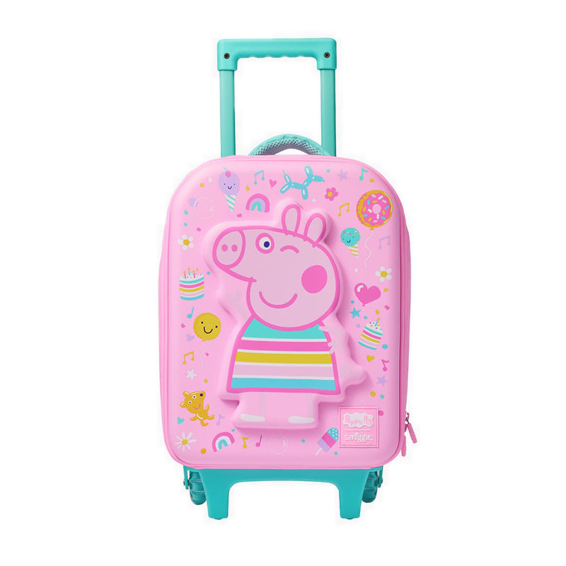 Smiggle Peppa Pig Junior Hardtop Trolley Bag - IGL455702PNK
