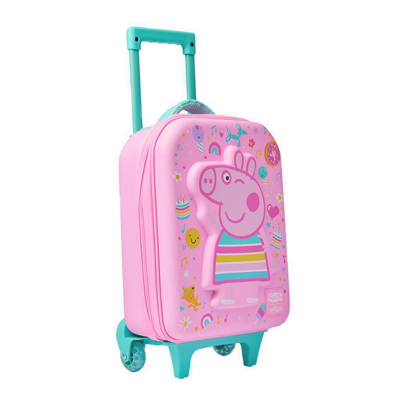 Smiggle Peppa Pig Junior Hardtop Trolley Bag - IGL455702PNK