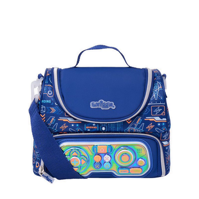 Smiggle Beta Double Lunchbox With Strap - IGL455790NAV