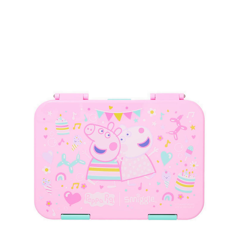 Smiggle Peppa Pig Medium Happy Bento Lunchbox - IGL455841PNK