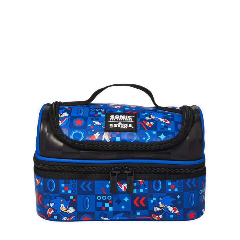 Smiggle Sonic The Hedgehog Double Decker Lunchbox - IGL455899CBL
