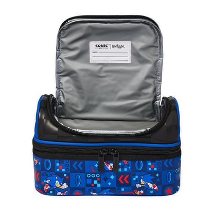 Smiggle Sonic The Hedgehog Double Decker Lunchbox - IGL455899CBL