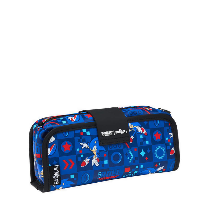 Smiggle Sonic The Hedgehog Utility Pencil Case - IGL455901CBL