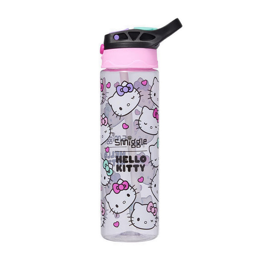 Smiggle Hello Kitty Plastic Flip Drink Bottle 650Ml - IGL456453MIX