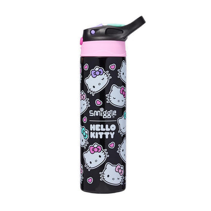 Smiggle Hello Kitty Insulated Stainless Steel Flip Drink Bottle 520Ml - IGL456454MIX