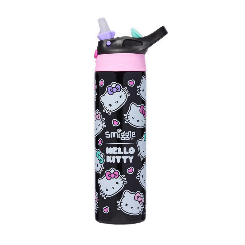 Smiggle Hello Kitty Insulated Stainless Steel Flip Drink Bottle 520Ml - IGL456454MIX