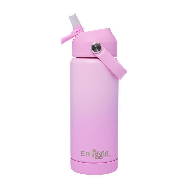 Smiggle Squiggle Insulated Steel Drink Bottle 550Ml - IGL456566PNK