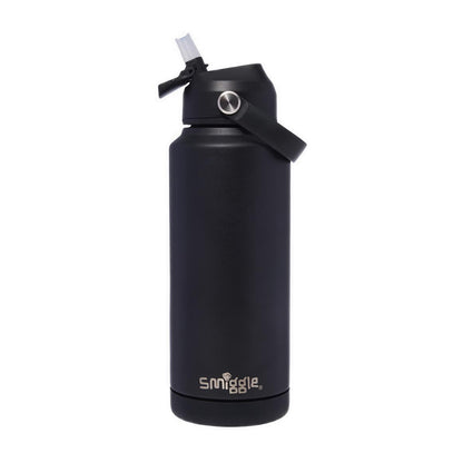 Smiggle Squiggle Insulated Steel Drink Bottle 1L  - IGL456567BLK