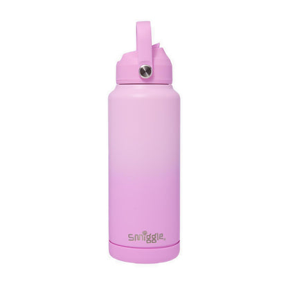 Smiggle Squiggle Insulated Steel Drink Bottle 1L  - IGL456567PNK