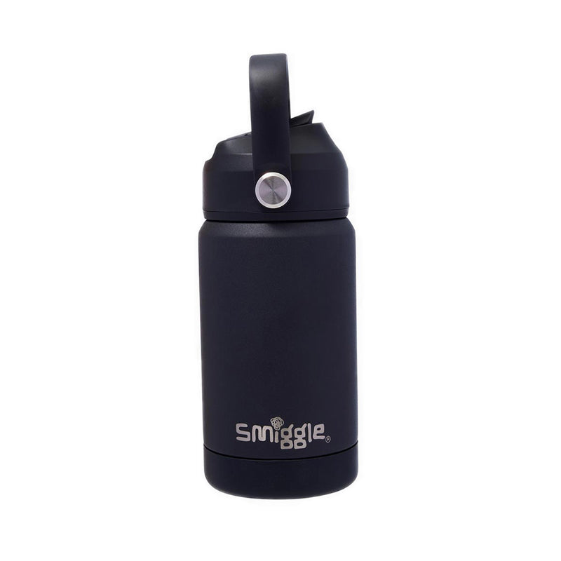 Smiggle Squiggle Insulated Steel Drink Bottle 360 Ml - IGL456569BLK