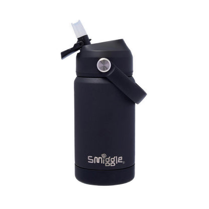 Smiggle Squiggle Insulated Steel Drink Bottle 360 Ml - IGL456569BLK