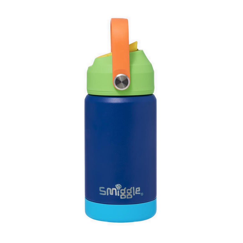 Smiggle Squiggle Insulated Steel Drink Bottle 360Ml - IGL456569BLU