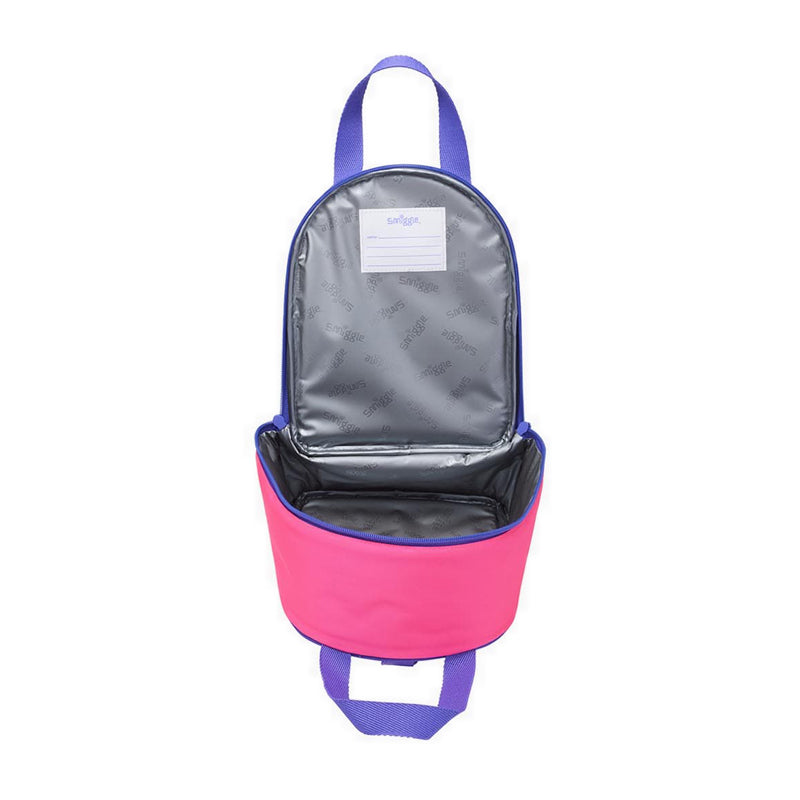 Smiggle Neon Splice Arc Lunchbag With Backpack Straps - IGL456583PNK