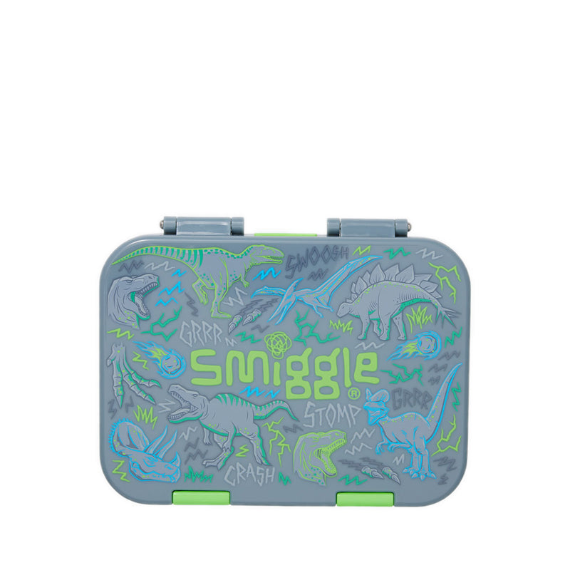 Smiggle Super Charge Small Bento Lunchbox - IGL456699GRY