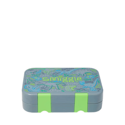 Smiggle Super Charge Small Bento Lunchbox - IGL456699GRY