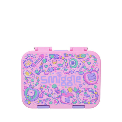 Smiggle Super Charge Small Bento Lunchbox - IGL456699PNK
