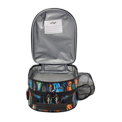 Smiggle Curious Hardtop Curve Lunchbox with Strap - IGL456719BLK