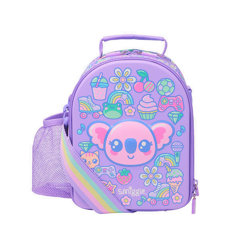Smiggle Curious Hardtop Curve Lunchbox with Strap - IGL456719LIL