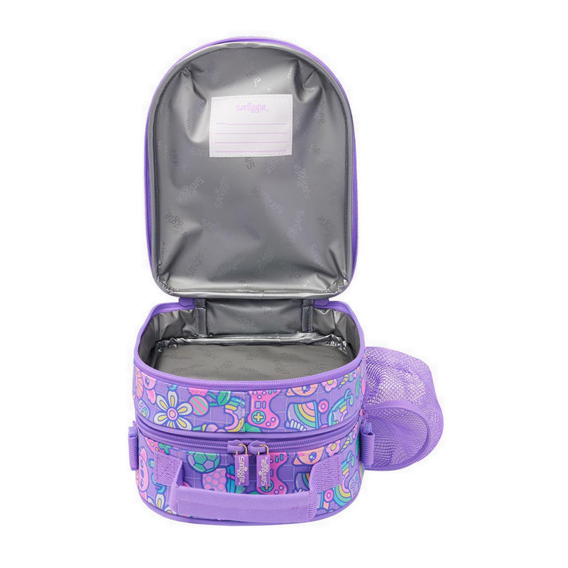 Smiggle Curious Hardtop Curve Lunchbox with Strap - IGL456719LIL