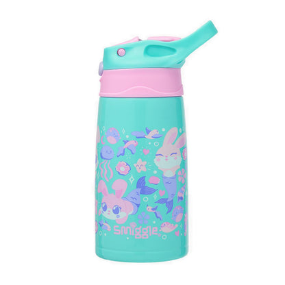 Smiggle Curious Junior Stainless Steel Flip Drink Bottle 400Ml - IGL456720MIN