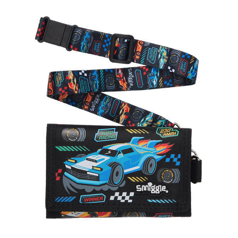 Smiggle Curious Lanyard Wallet - IGL456721BLK