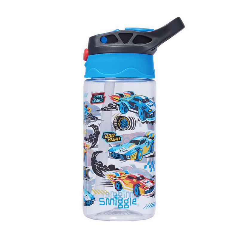 Smiggle Curious Junior Flip Plastic Drink Bottle 430Ml - IGL456722BLK